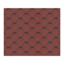 Bituminių čerpių komplektas Hexagonal Rock H520RED