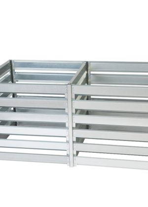 Dviguba komposto dėžė Timbela M800+M800A - A85 x 91 x 182 cm / 1408L