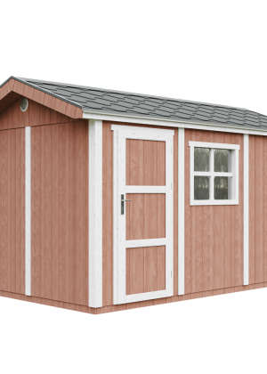 LP® SmartSide® plokštės namelis M914 su dažų rinkiniu Redwood Red