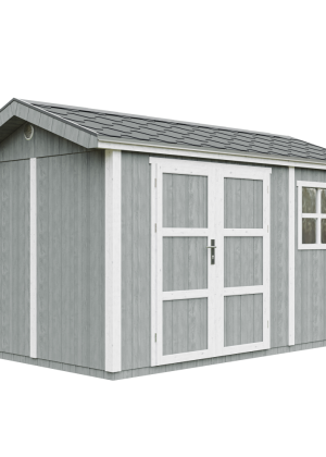 LP® SmartSide® plokštės namelis M914A su dažų rinkiniu Caverbn Steel