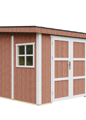 LP® SmartSide® plokštės namelis M938B su dažų rinkiniu Redwood Red