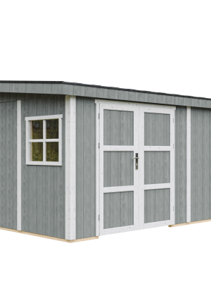 LP® SmartSide® plokštės namelis M939B su dažų rinkiniu Caverbn Steel