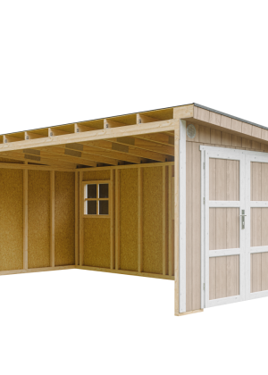 LP® SmartSide® plokštės namelis M940B su dažų rinkiniu Terra Brown