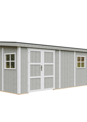 LP® SmartSide® plokštės namelis M941B su dažų rinkiniu Tundra Grey