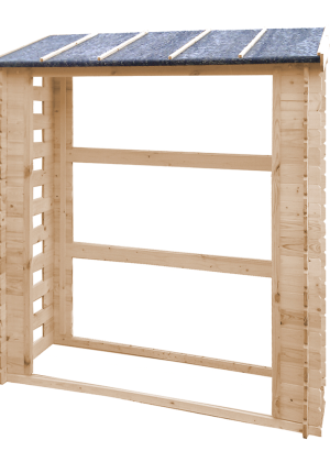 Medinė malkinė Timbela M201-1 - A200 x 86 x 184 cm / 1.75 m3