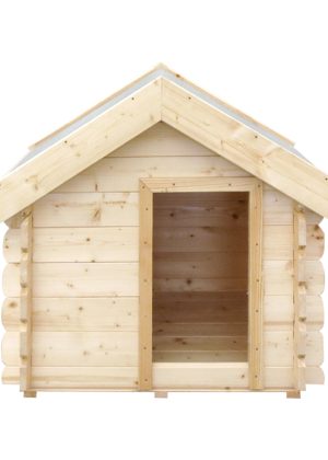 Medinė šuns būda Timbela M401-1 - A80 x 99 x 76 cm / 0.43 m2