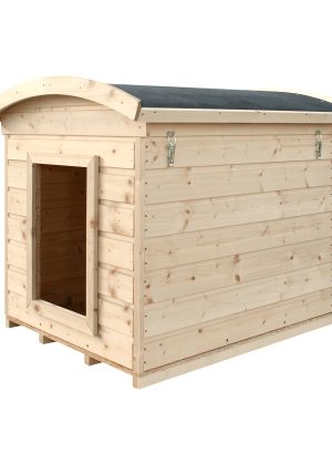 Medinė šuns būda Timbela M405-1 - A85 x 102 x 87 cm / 0.66 m2