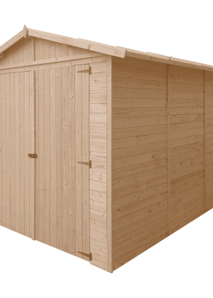 Medinis garažas Timbela M105 - A222 x 320 x 244 cm / 6 m2