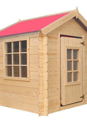 Medinis namelis vaikams M570R-1 - A121 x 111 x 114 cm / 0.86 m2