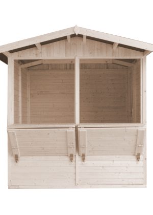 Medinis prekybinis kioskas Timbela M149 - A232 x 263 x 253 cm / 4 m2