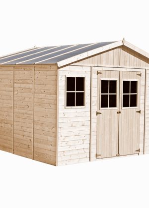 Medinis sodo namelis Timbela M330 - A246 x 420 x 418 cm / 16 m2