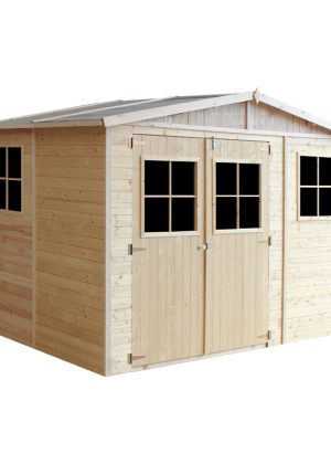 Medinis sodo namelis Timbela M334 - A226 x 324 x 216 cm / 6 m2