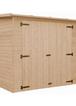 Medinis sodo namelis Timbela M348 - A194 x 223 x 123 cm / 2 m2