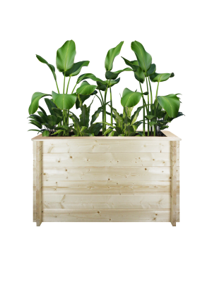 Medinis vazonas Timbela M615-1 -  A69 x 38 x 118 cm / 0.14 m3