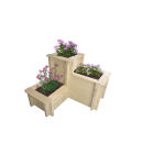 Medinis vazonas Timbela M622-1 -  A39 x 78 x 78 cm / 0.072 m3