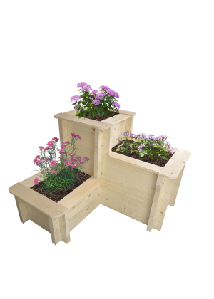 Medinis vazonas Timbela M622-1 -  A39 x 78 x 78 cm / 0.072 m3